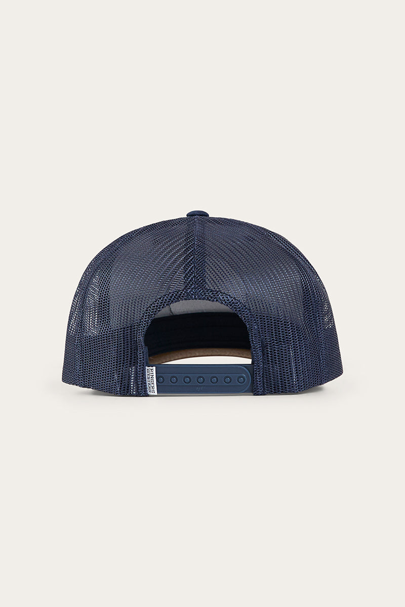 Signature Bull Trucker Cap - Navy / Chocolate