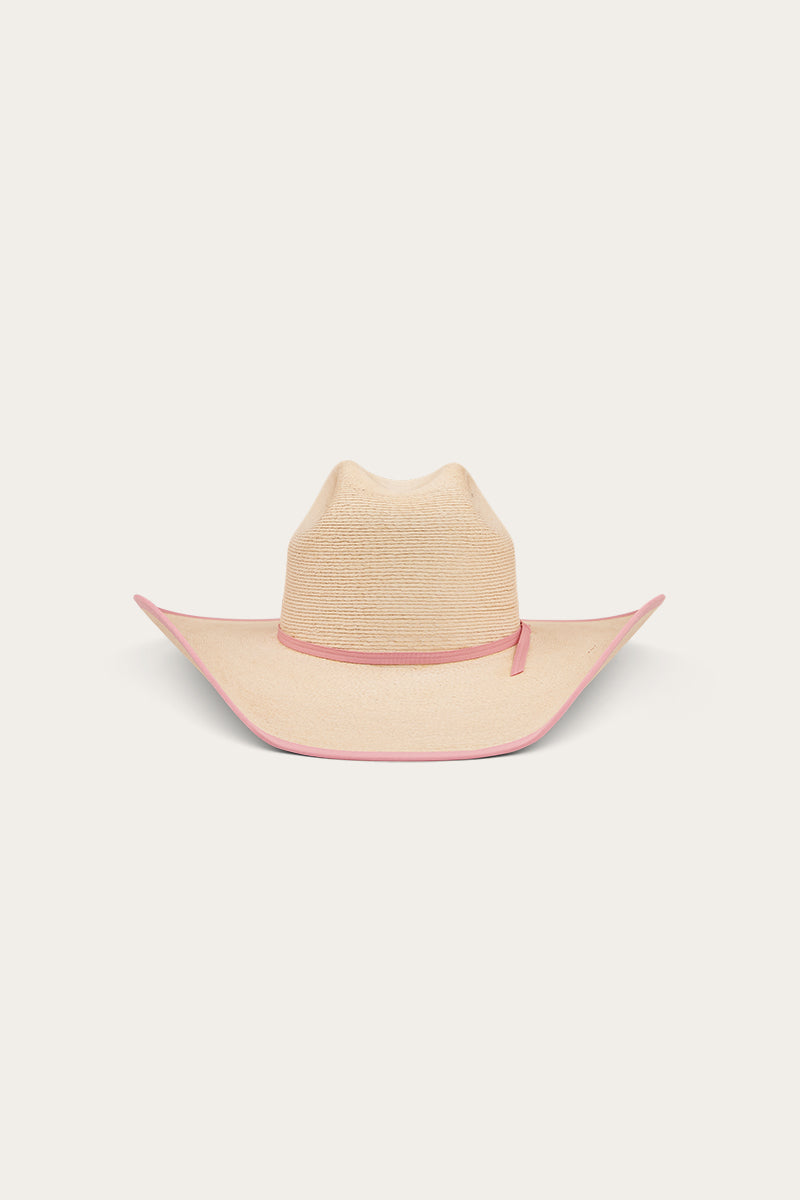 Sterling Hat - Natural/Pink