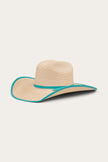 Sterling Hat - Natural/Aqua