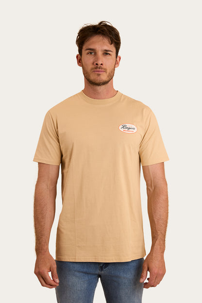 Up North Unisex T-Shirt - Dark Sand