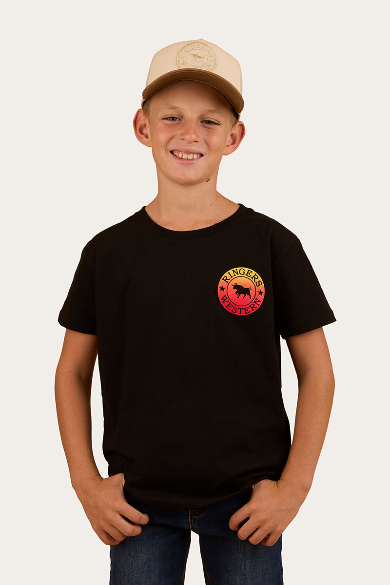 Signature Bull Kids Classic Fit T-Shirt - Black Fade