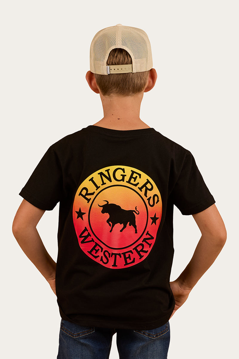 Signature Bull Kids Classic Fit T-Shirt - Black Fade