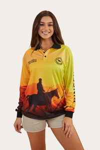 Long Days Unisex Fishing Jersey - Yellow