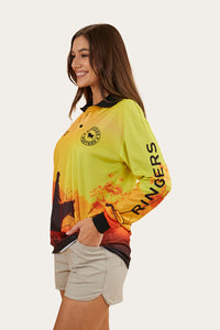 Long Days Unisex Fishing Jersey - Yellow