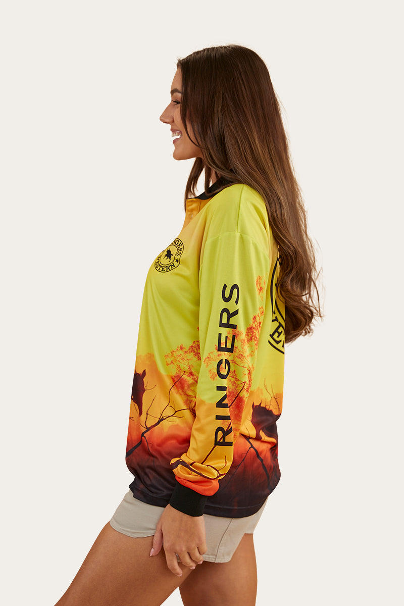 Long Days Unisex Fishing Jersey - Yellow