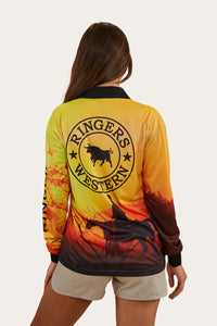 Long Days Unisex Fishing Jersey - Yellow