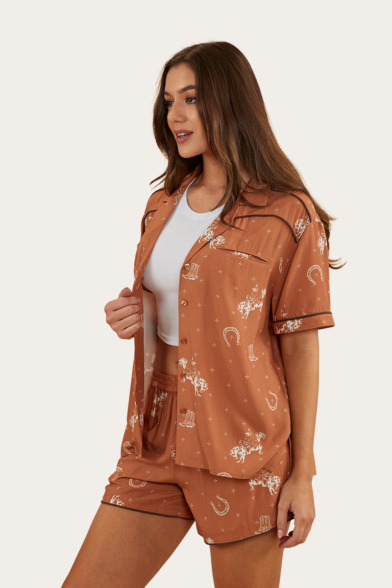 Gillian Womens Shirt - Copper