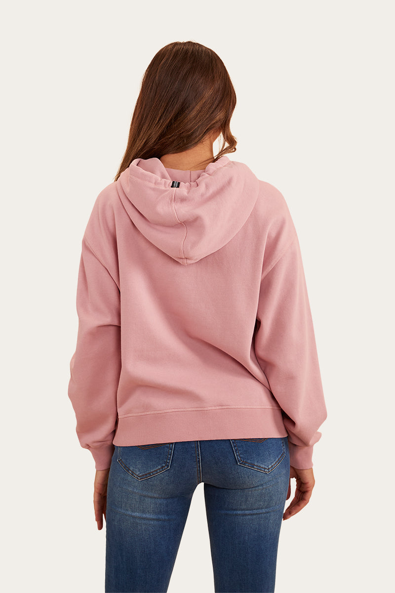 Varsity Womens Hoodie - Rosey Pink