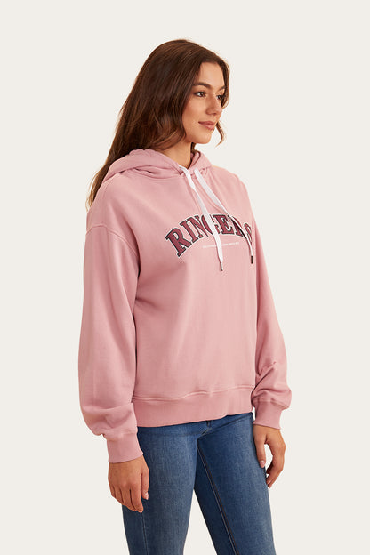 Varsity Womens Hoodie - Rosey Pink