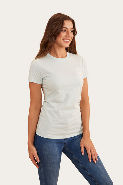 Signature Bull Womens Classic Fit T-Shirt - Skylight