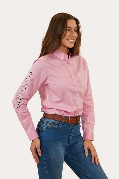 Malaya Womens Dress Shirt - Pastel Pink