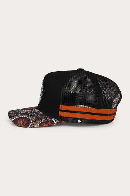 Walkabout Warrior Trucker Cap - Black