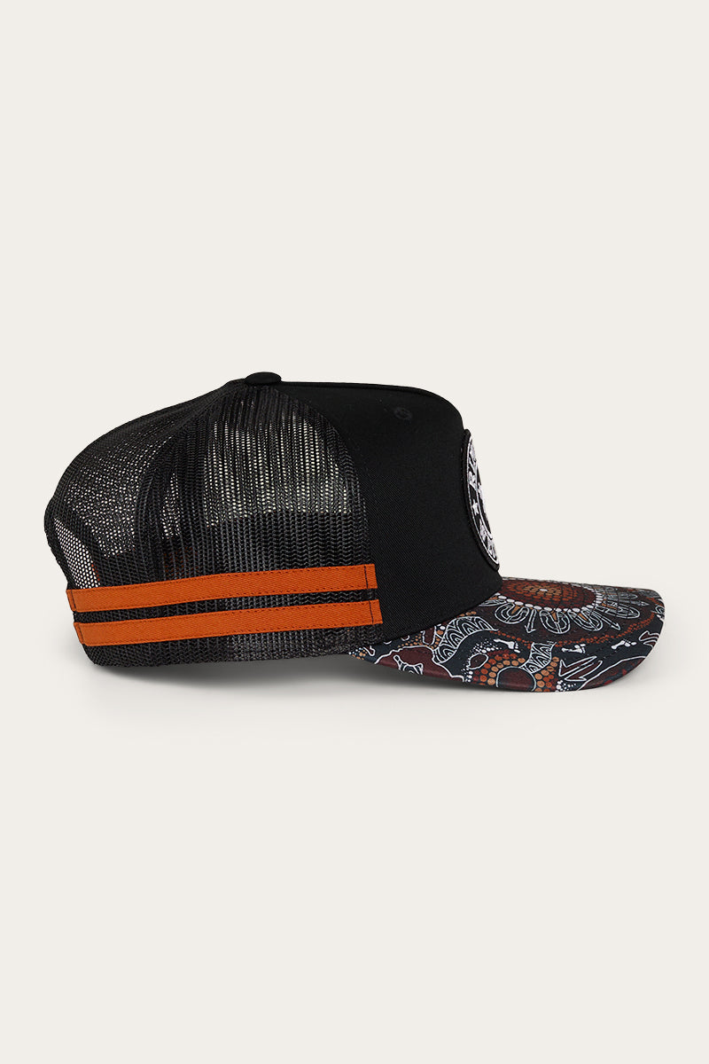 Walkabout Warrior Trucker Cap - Black