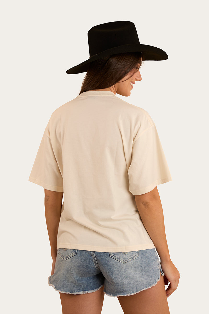 Wild Ride Womens Oversized T-Shirt - Off White