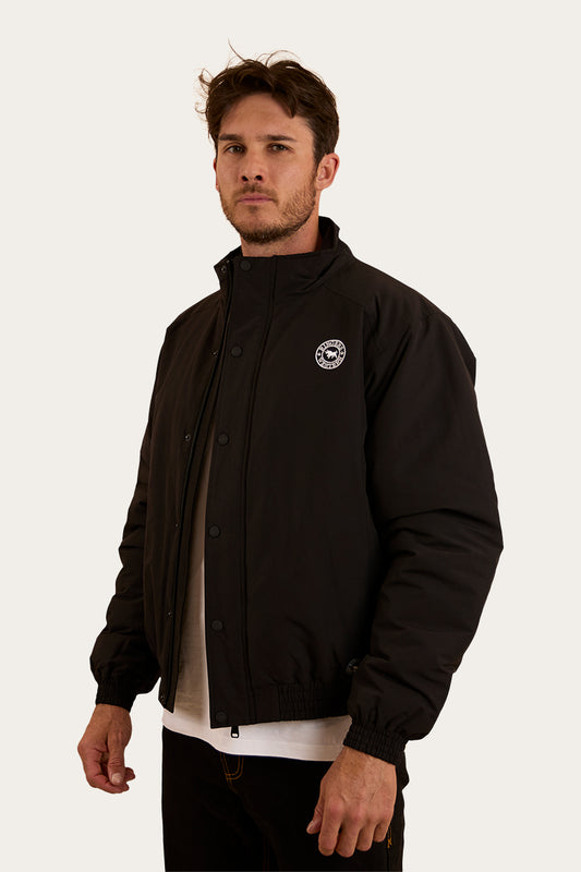 Kidman Mens Jacket - Black / White