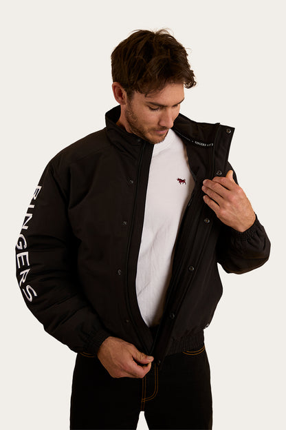 Kidman Mens Jacket - Black / White