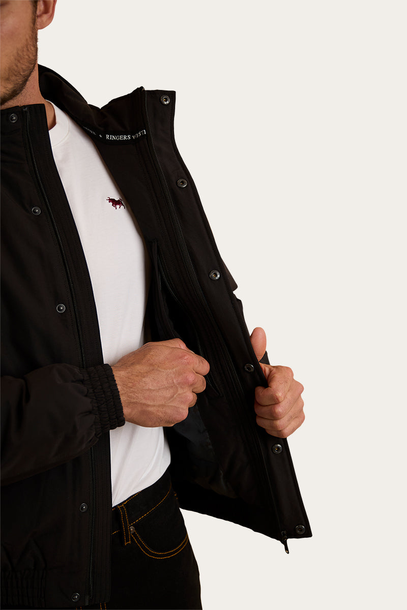 Kidman Mens Jacket - Black / White