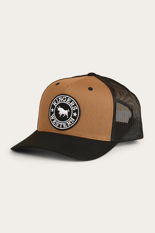 Signature Bull Trucker Cap - Clay / Black