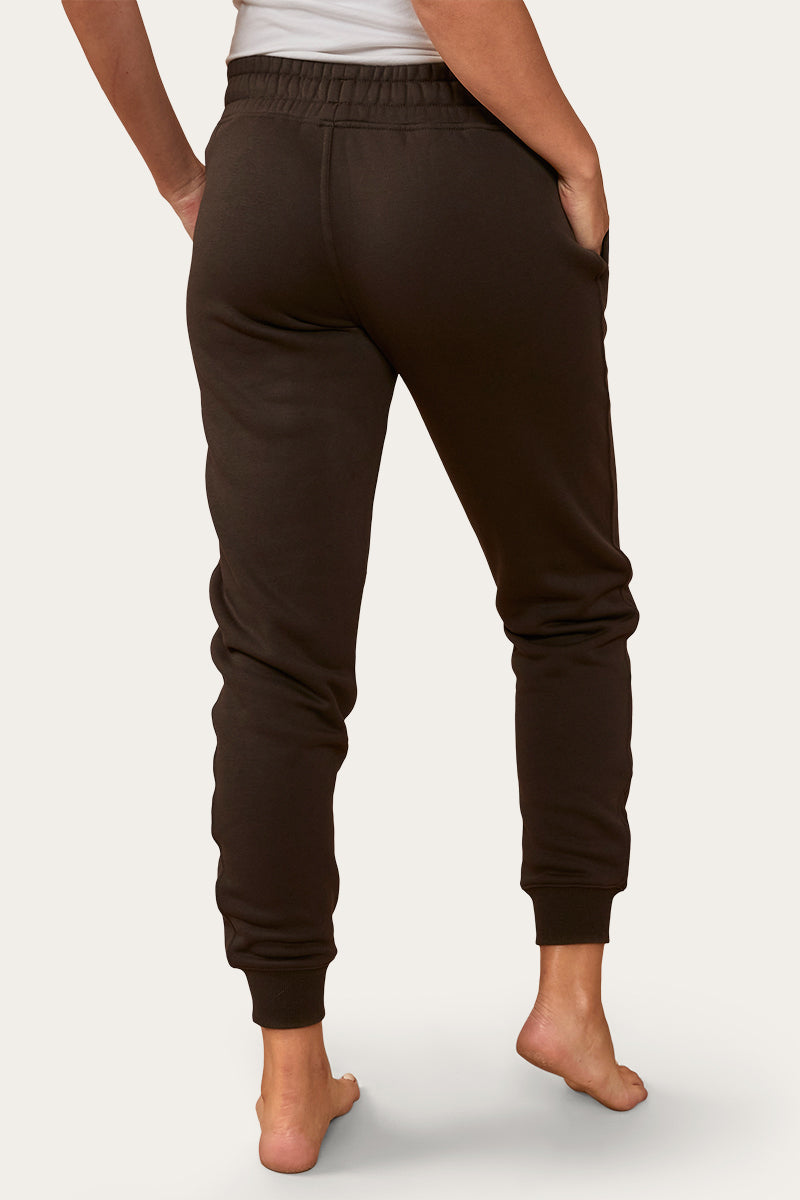 Iluka Womens Trackpant - Charcoal/Rosey