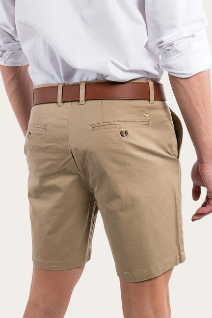 Campbell Mens Chino Short - Clay