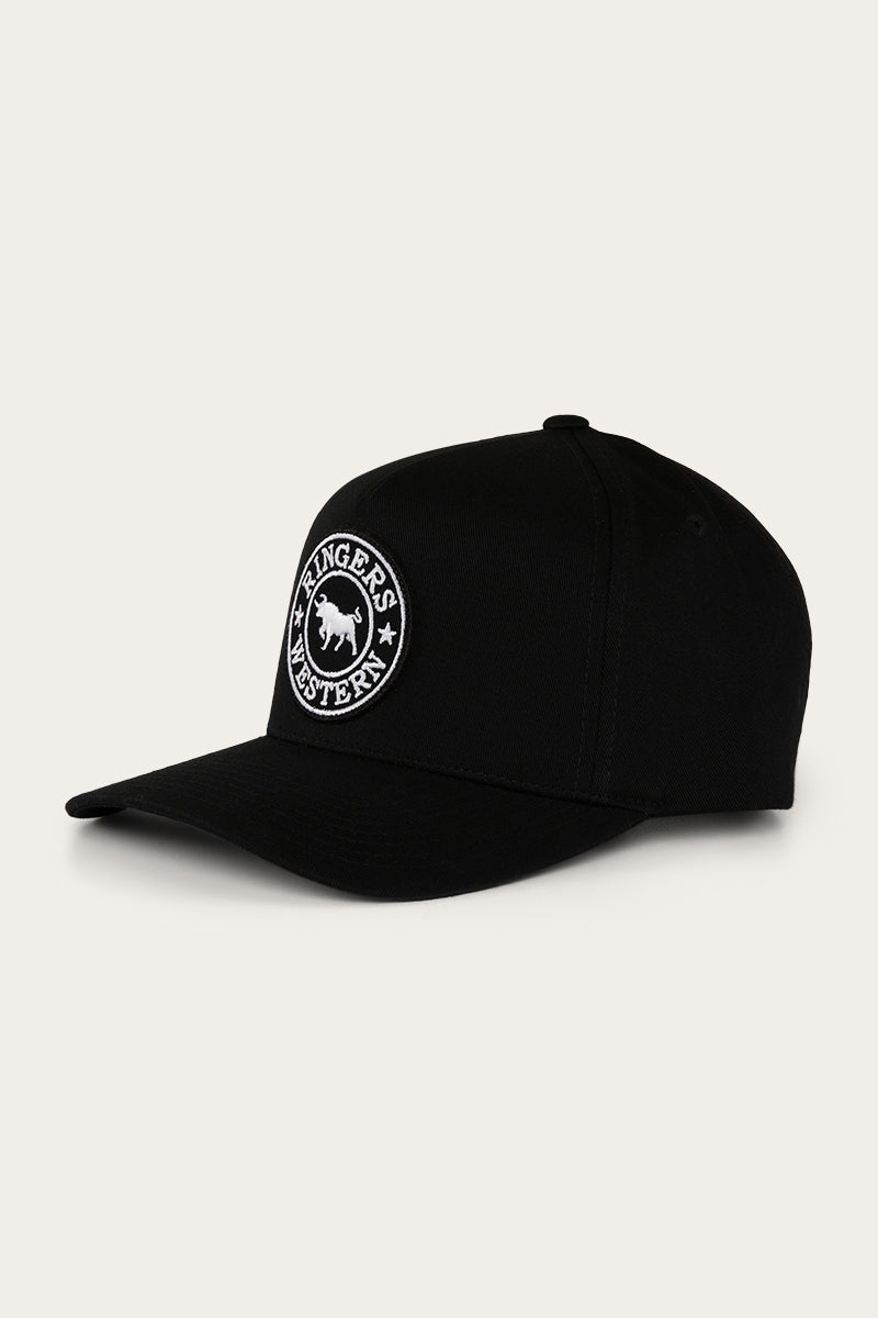 Fletcher Deep Fit Baseball Cap - Black