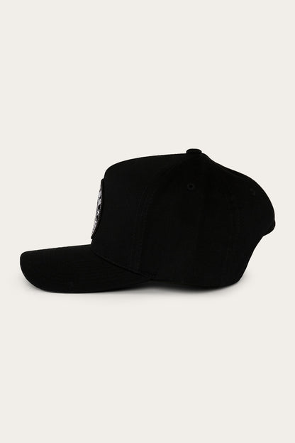 Fletcher Deep Fit Baseball Cap - Black