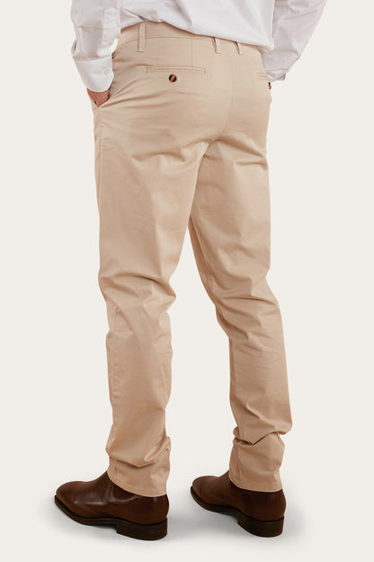 Collins Mens Regular Fit Chino Pant - Bone