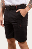 Coober Pedy Mens Ripstop Work Short - Black