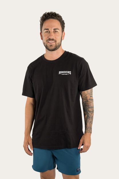 Squadron Mens Loose Fit T-Shirt - Black