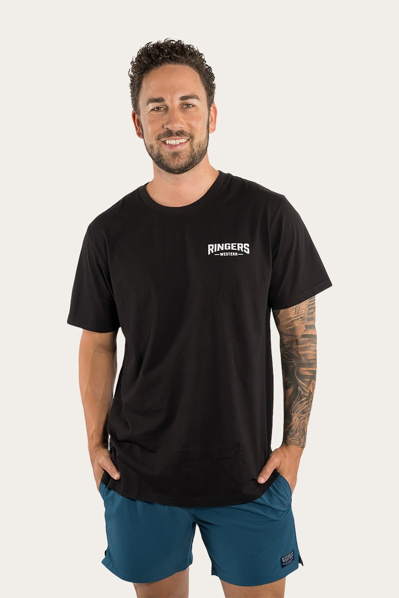 Squadron Mens Loose Fit T-Shirt - Black