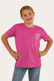 Signature Bull Kids Classic Fit T-Shirt - Candy/White