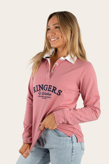 Portland Womens Rugby Jersey - Rosey Pink