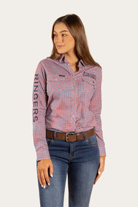 Maverick Womens Western Shirt - Red