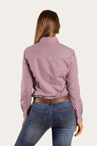 Maverick Womens Western Shirt - Red