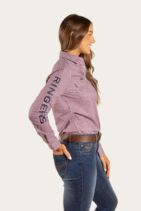 Maverick Womens Western Shirt - Red