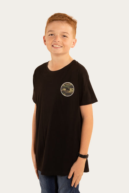 Signature Bull Kids Classic Fit T-Shirt - Black/Camo