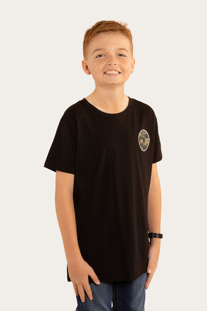 Signature Bull Kids Classic Fit T-Shirt - Black/Camo