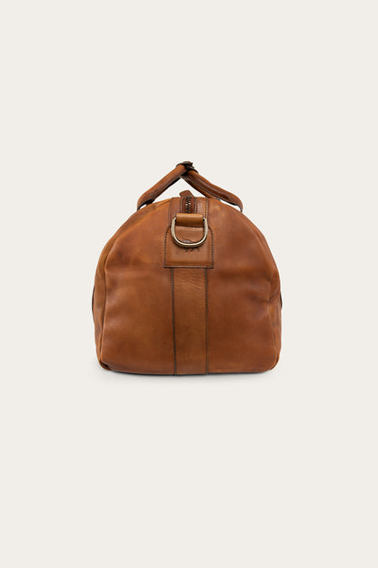 Willare Large Leather Duffle Bag - Bourbon