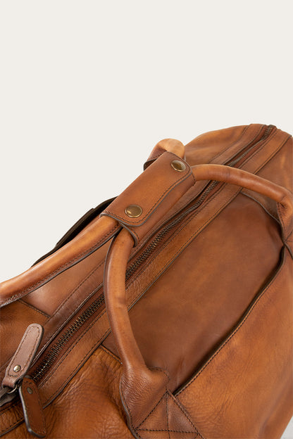 Willare Large Leather Duffle Bag - Bourbon