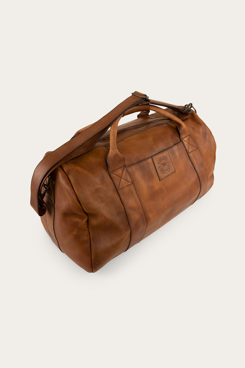 Willare Large Leather Duffle Bag - Bourbon