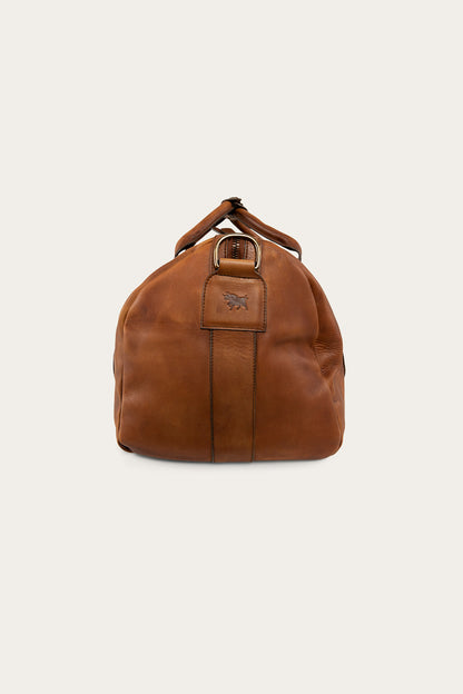 Willare Large Leather Duffle Bag - Bourbon