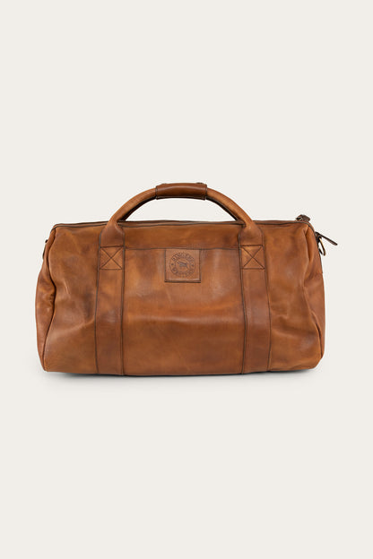 Willare Large Leather Duffle Bag - Bourbon