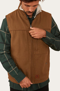 High Country Mens Vest - Tawny Brown