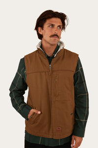 High Country Mens Vest - Tawny Brown