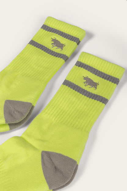 Sorrento Socks - Neon Yellow