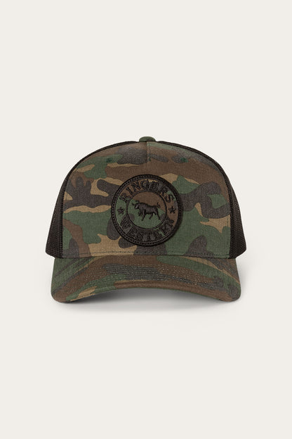 Signature Bull Trucker Cap - Camo/Black