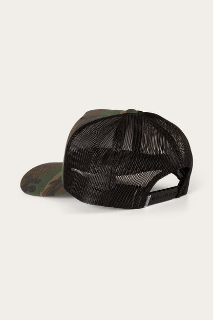 Signature Bull Trucker Cap - Camo/Black