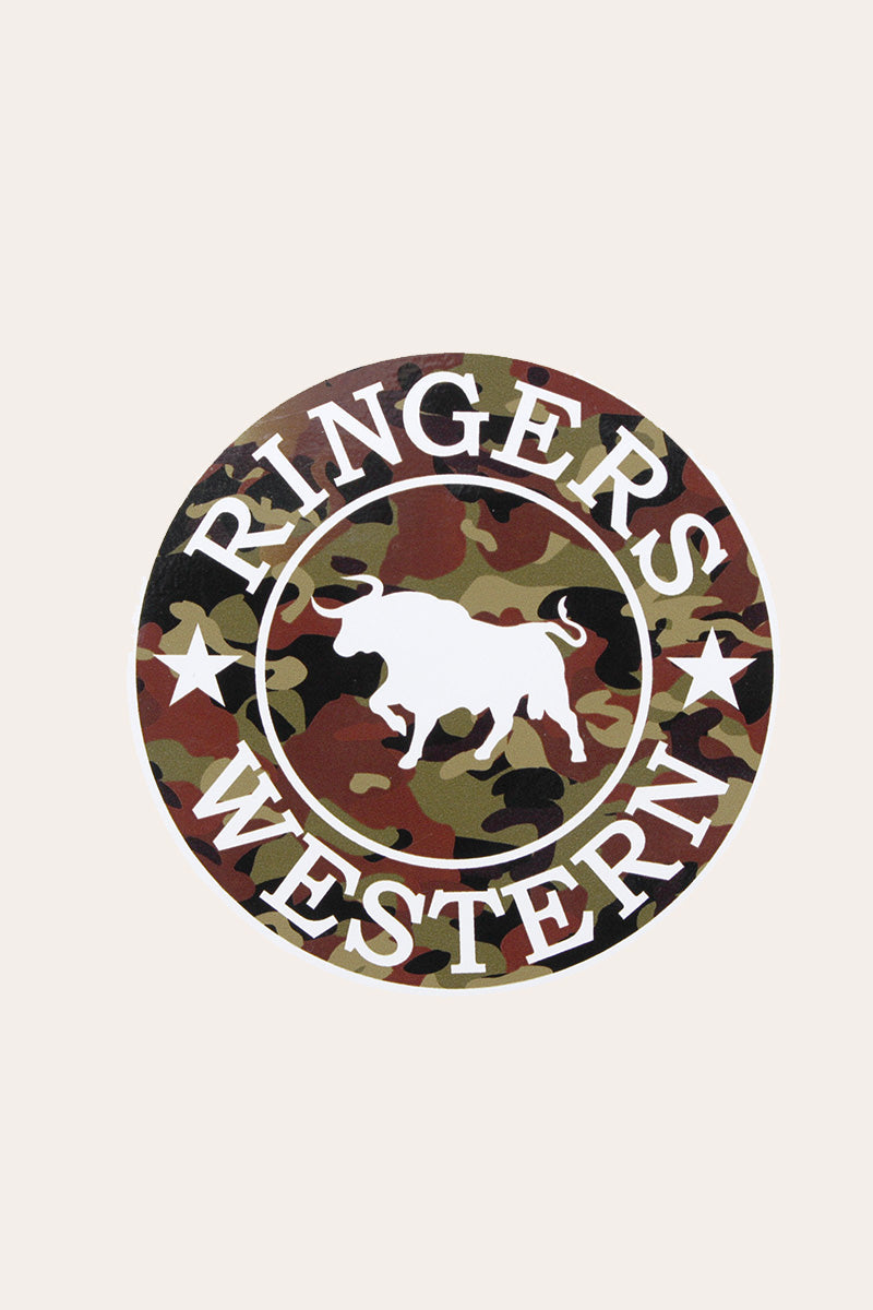 RW Camo Logo Sticker