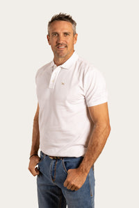 Essential Mens Polo - White