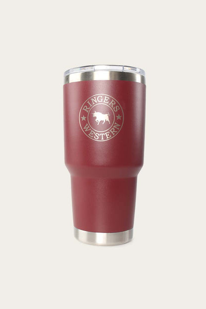 Yarra Powder Coated Insulated Tumbler - Maroon